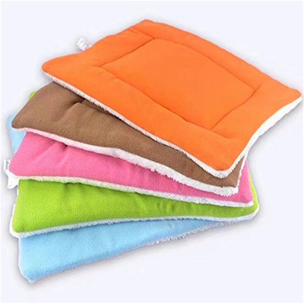 Random Color Cute Cozy Pet Dog Soft Bed Mat Plush 45*35cm Soft Dog Bed Pet Cushion Winter Pet Supply โ image 6