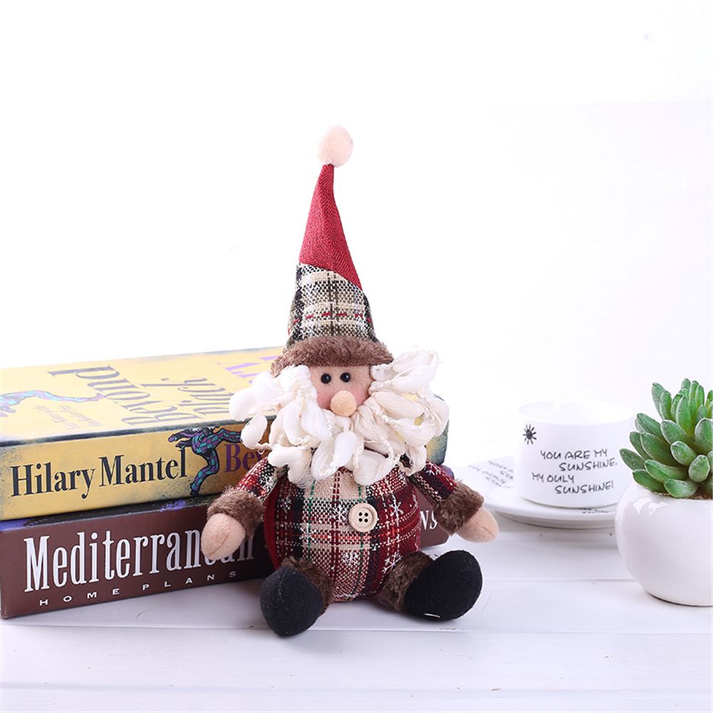Fashion Cute Santa Snowman Deer Shaped Doll Christmas Tree Hanging Ornament โ image 5