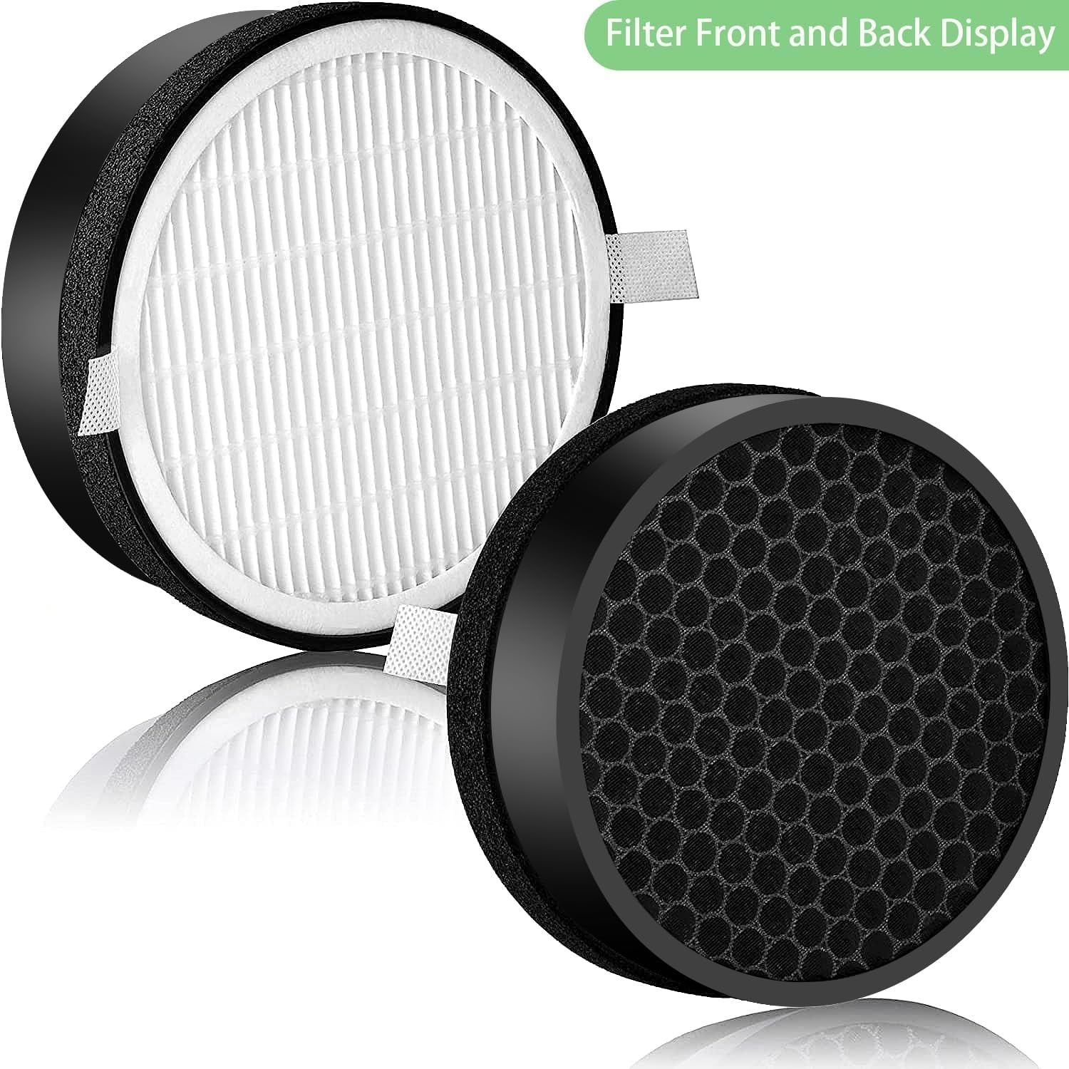 or LEVOIT LV-H132 Replacement ilters, Compatible with LV-H132 3-in-1 Nylon Pre-ilter, High-Eiciency Activated Carbon True ilters, Part LV-H132-R, 4 Pack — image 3