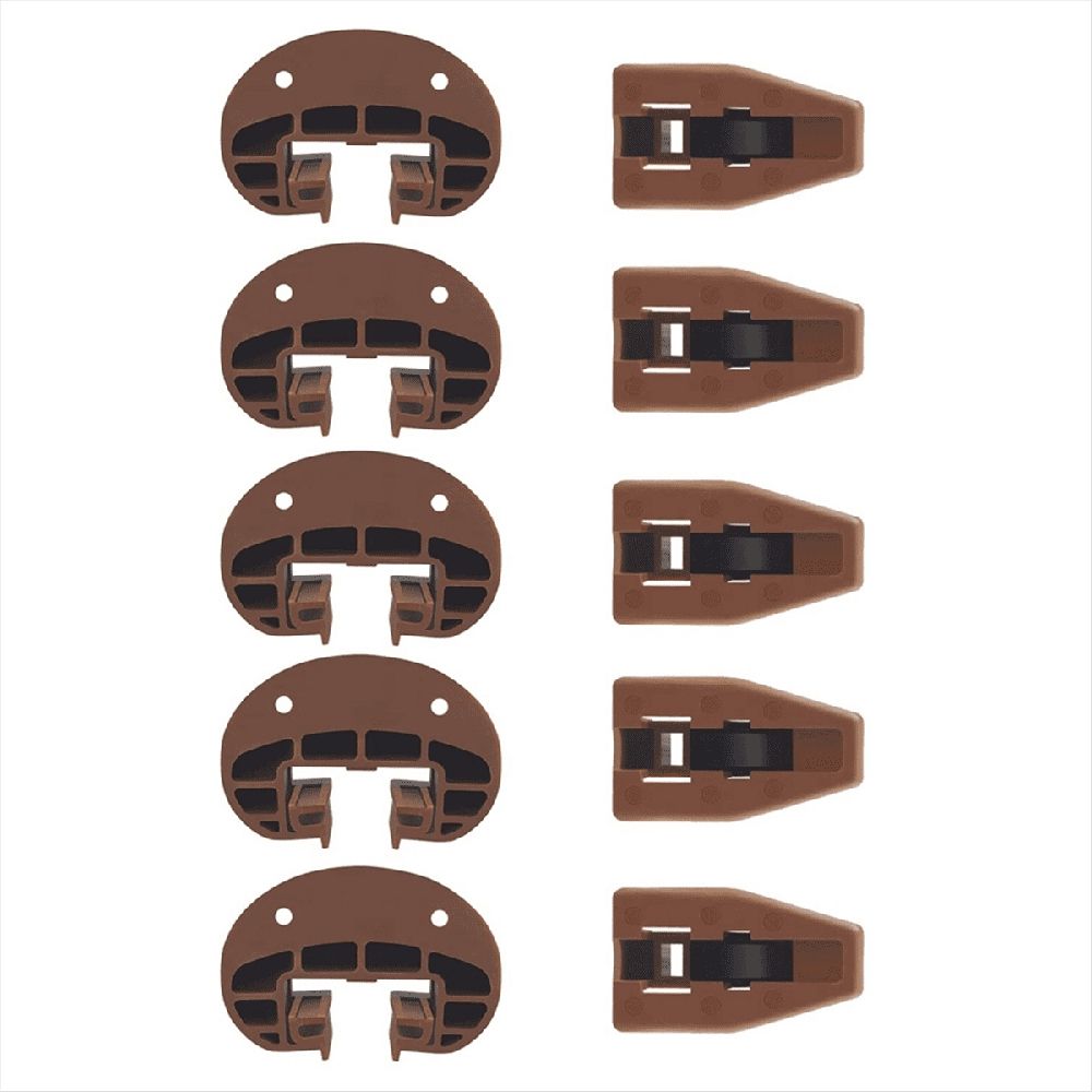 Drawer Slides 5Pairs with Roller Undermount Drawer Slides Stopper