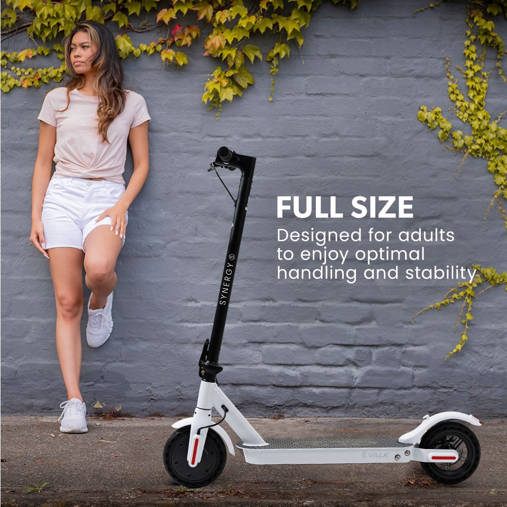 VALK Synergy 5 Electric Scooter, 400W, AU Compliant, Motorised eScooter for Adults, White โ image 6