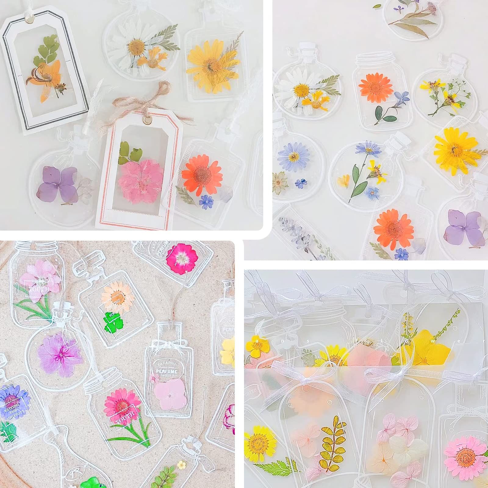 Clear DIY Bookmarks for Dried Flowers — image 2