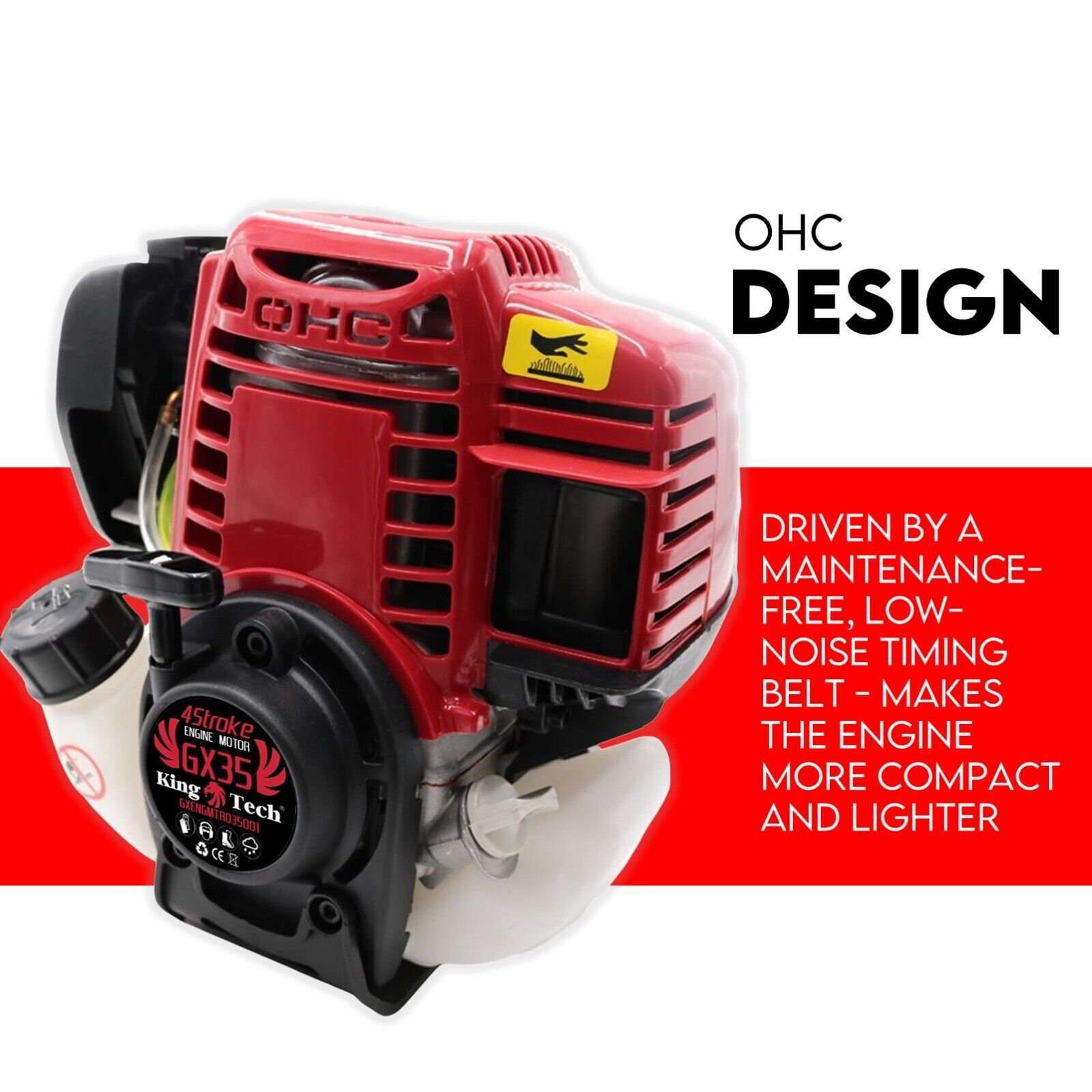 4 Stroke Engine Honda Gx35 Copy Motor Brushcutter Trimmer Brush Cutter — image 4