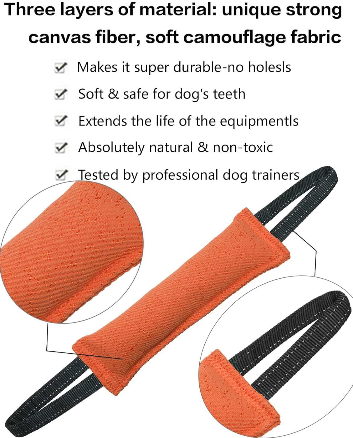 Green Durable 2-Pack Tug-of-War Dog Training Toy - Tear-Resistant, Safe & Interactive for All Breeds โ image 3
