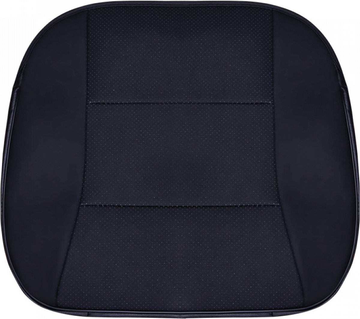 seat cushion - Car cushions - for car - PU leather - Comfortable - Chair cushion - half pack - black - 52*50*1cm