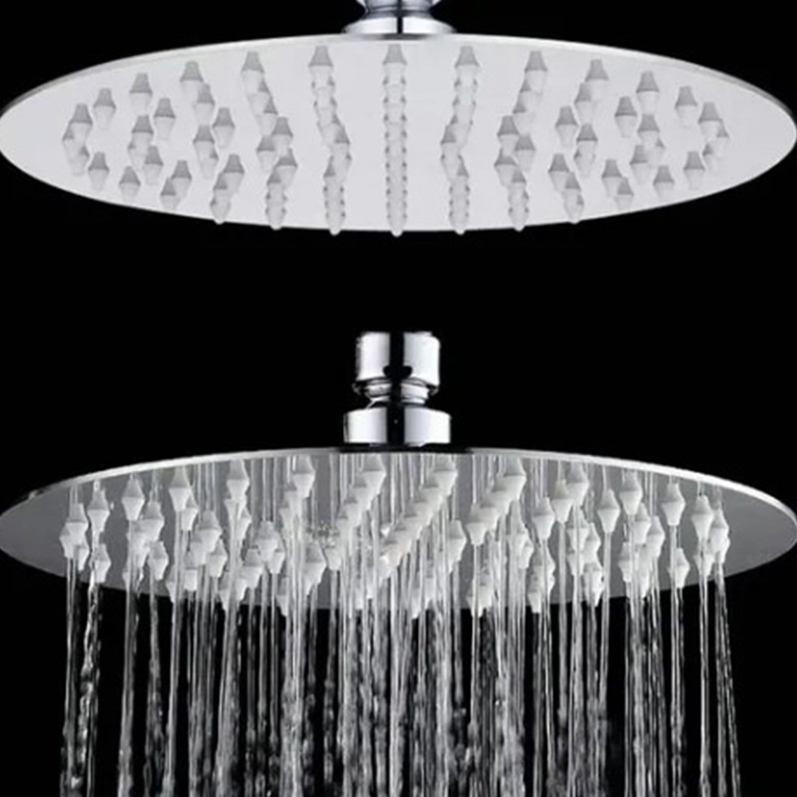 201 Stainless Steel Shower Head 8 Inch High Pressure Rainfall Shower Head for Bathroom Tour โ image 5