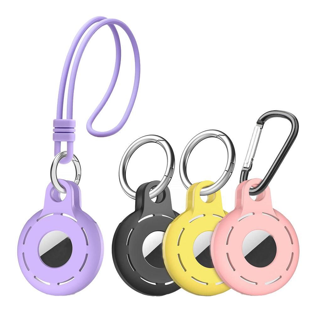 4Pcs For Apple Airtag Case Cover Anti-lost Keychain Ring Protective Case Style 1 — image 4