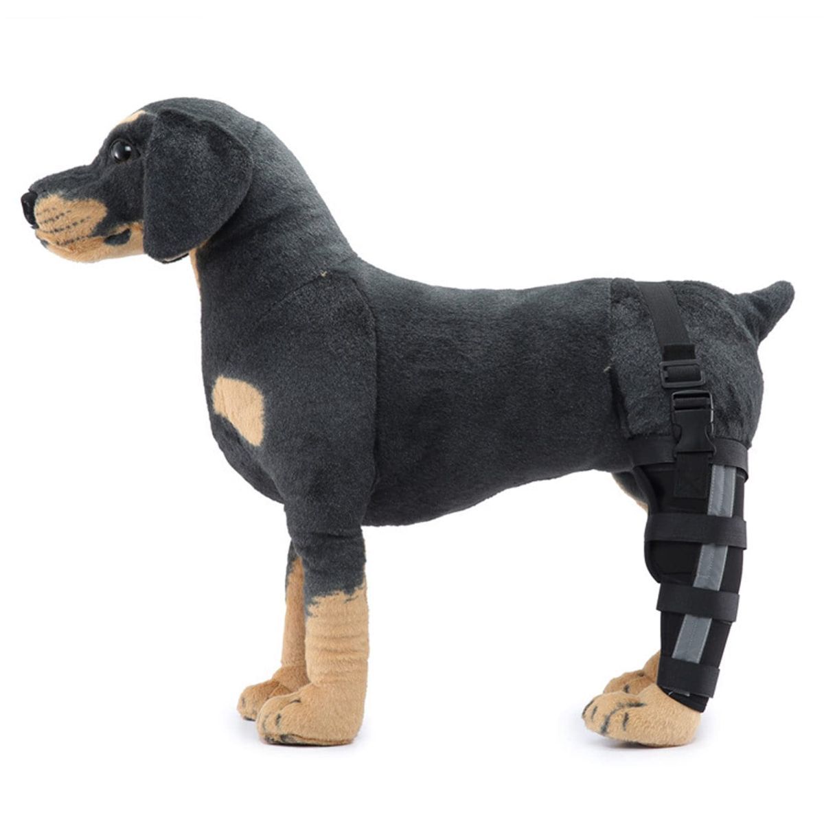 Dog Hind Left Leg Brace for Surgery Recovery, Puppy Rear Leg Protector with Stable Support, Prevents Licking Chewing Wounds, Aids Post-Op Recovery — image 4