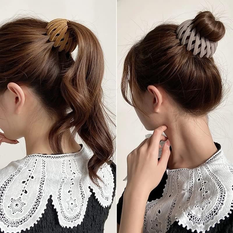 7PCS Birds Nest Hair Clip Holder and Lazy Plate Hairpin for Thin Hair — image 2