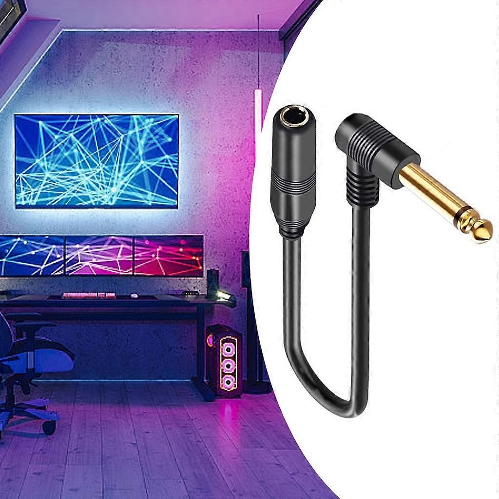 1/4'' TRS 6.35 mm Male to 6.35 mm Female Stereo Cable for Guitar Amplifier - Perfect Mono 2m_MGF Mono 2m — image 4