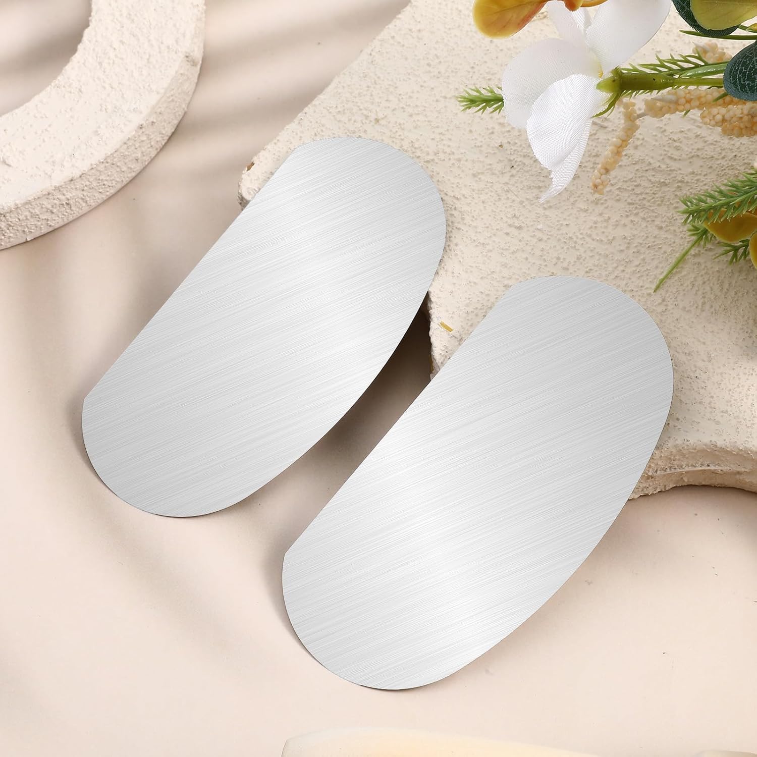 6 Pcs Stainless Steel Clay Scraper, Steel Pottery Tools Clay Ribs Smooth Scraper Sculpture Cutter Crafts Tool DIY Ceramics Sculpting Tools Kits for Texturing β image 2