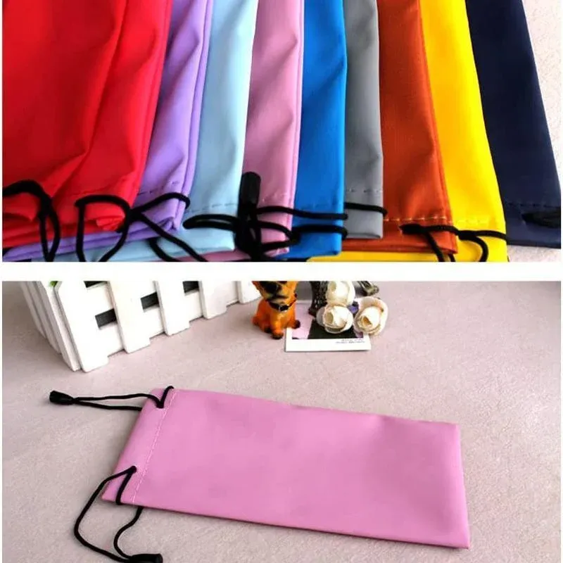 5PCS Cleaning Clothes Sunglasses Pouch Glasses Case Soft Eyeglasses Bag Random - 20PCS โ image 4