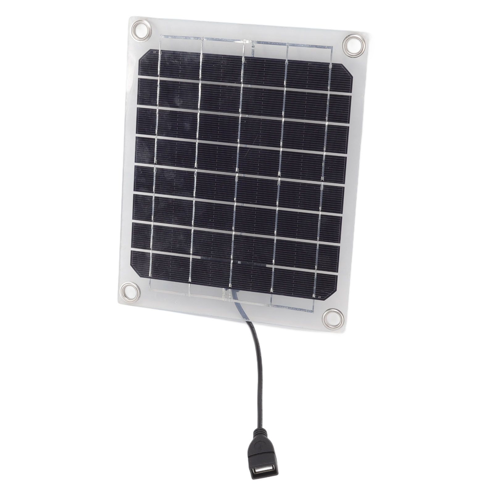 Solar Panel 10W USB Output Transparent Design Double Sided Power Generation Solar Panel for Outdoor Travel โ image 3