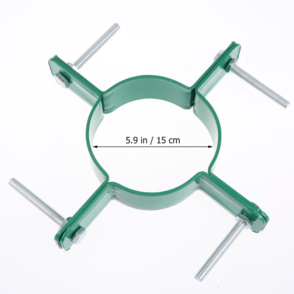 Durable Iron Tree Fixator for Outdoor Use with Easy Application Green Color 15cm Diameter โ image 2