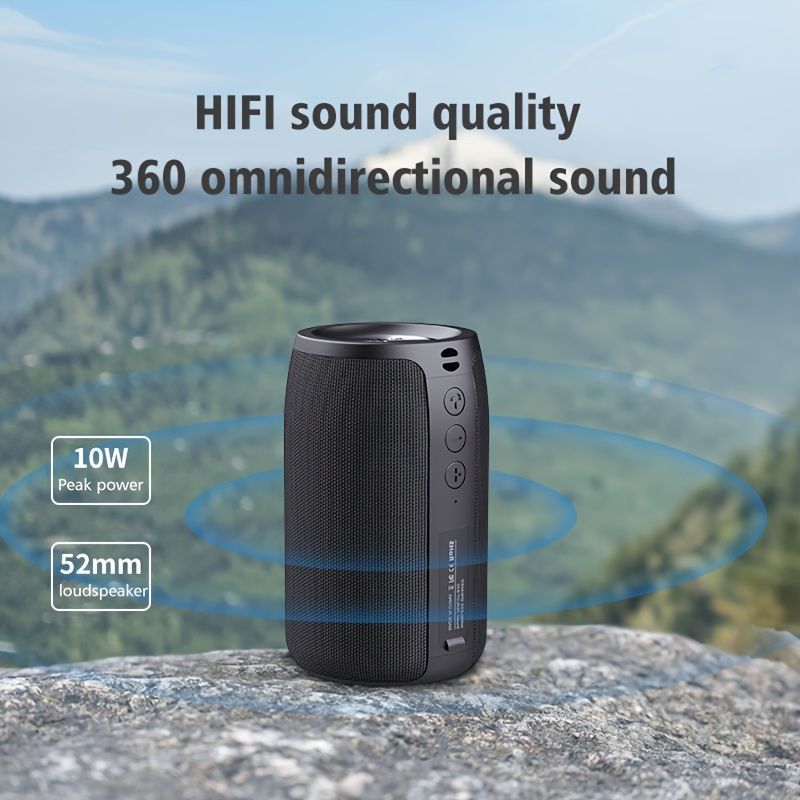 EALOT S32 Wireless Bluetooth Speaker Portable Speaker Powerful Bass TWS - Black - Size 001 โ image 4