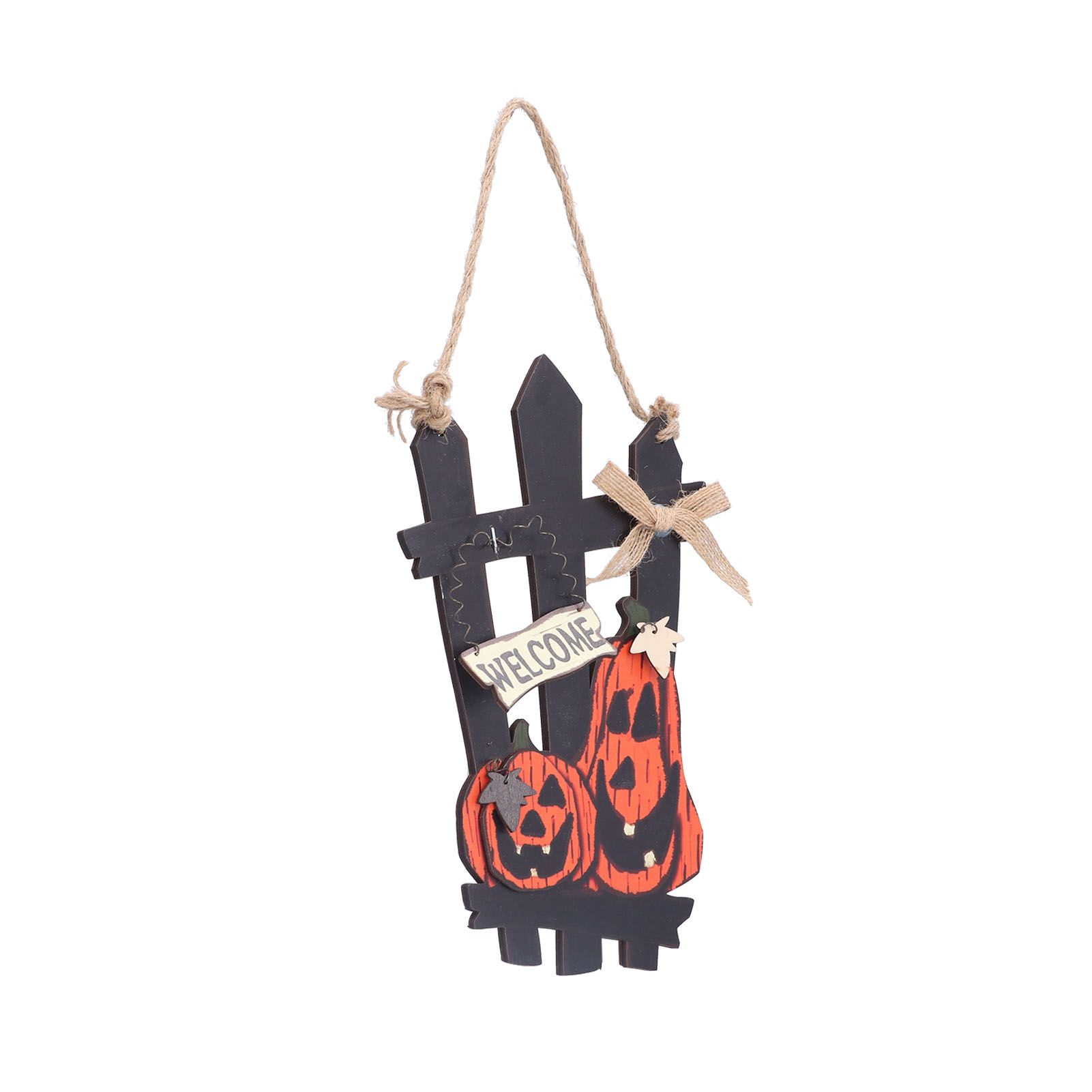 Ghost Festival Welcome Sign Wooden Lightweight Convenient Welcome Pendants for Halloween Decorations โ image 4