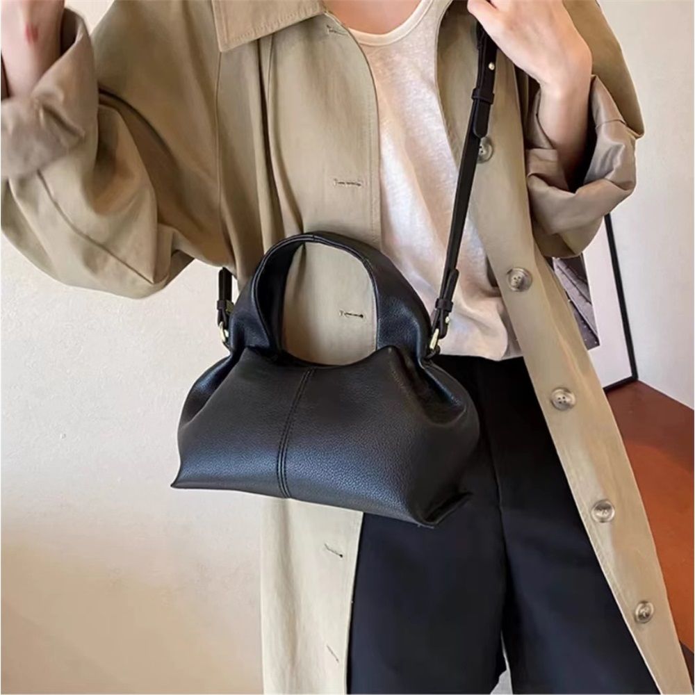 Crossbody Bag Purse Satchel Handbag for Women Shoulder Bag Chic Cloud Bag Purse, Cute Cloud Handbag for Women (black) — image 4
