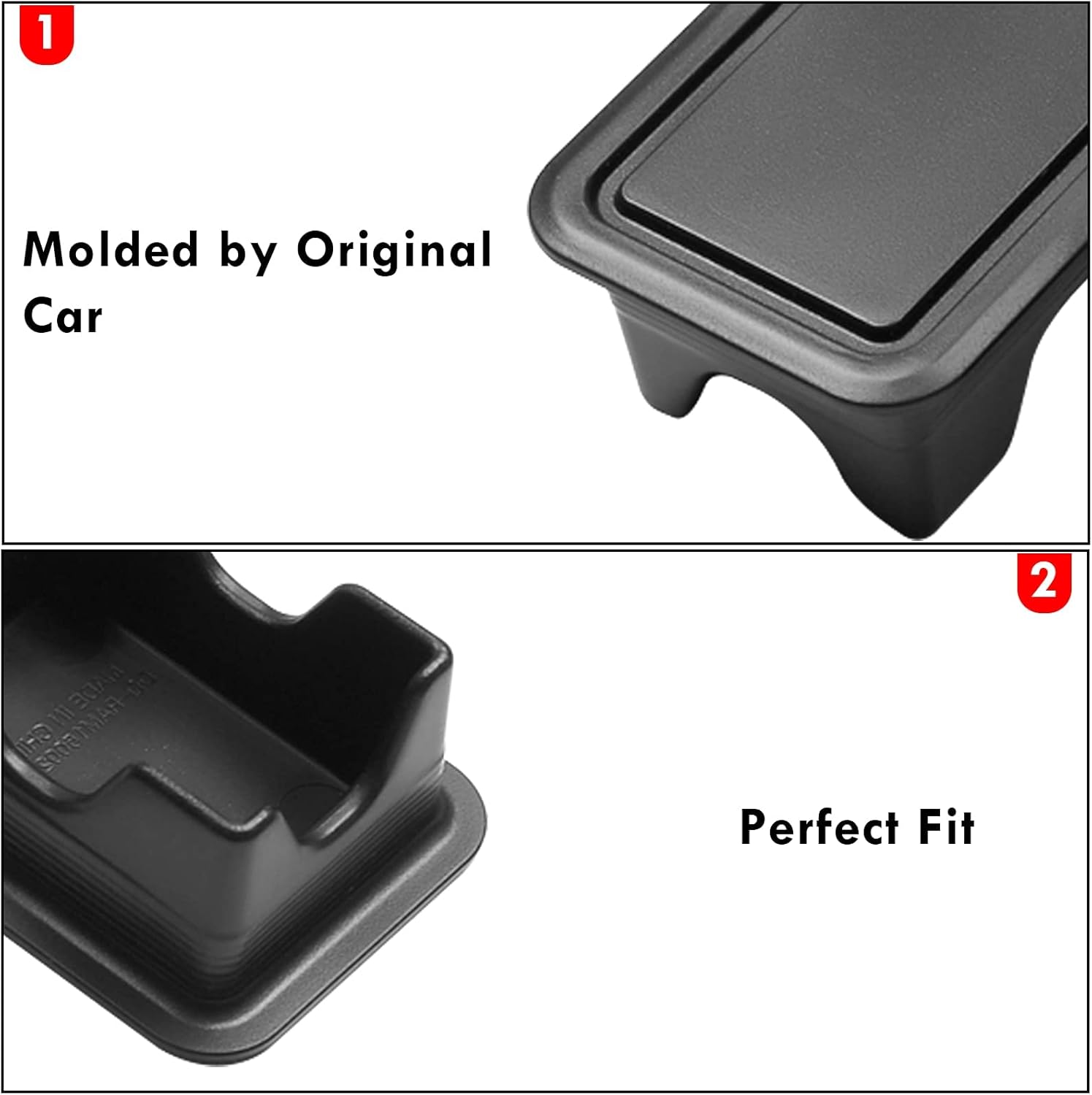 Ram 1500 Stake Pocket Covers, Rear Truck Bed Rail Stake Pocket Cover Compatible with Dodge Ram 2019-2024 2025 2026(Set of 2) — image 3
