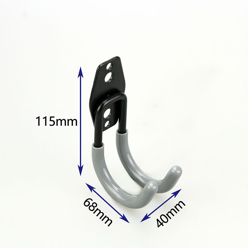 Garden Hose Hanger Wall Mount,Cast Iron Garden Hose Holder Storage for Outside Water Hose, Air Hose(2PC) (Gray) — image 5