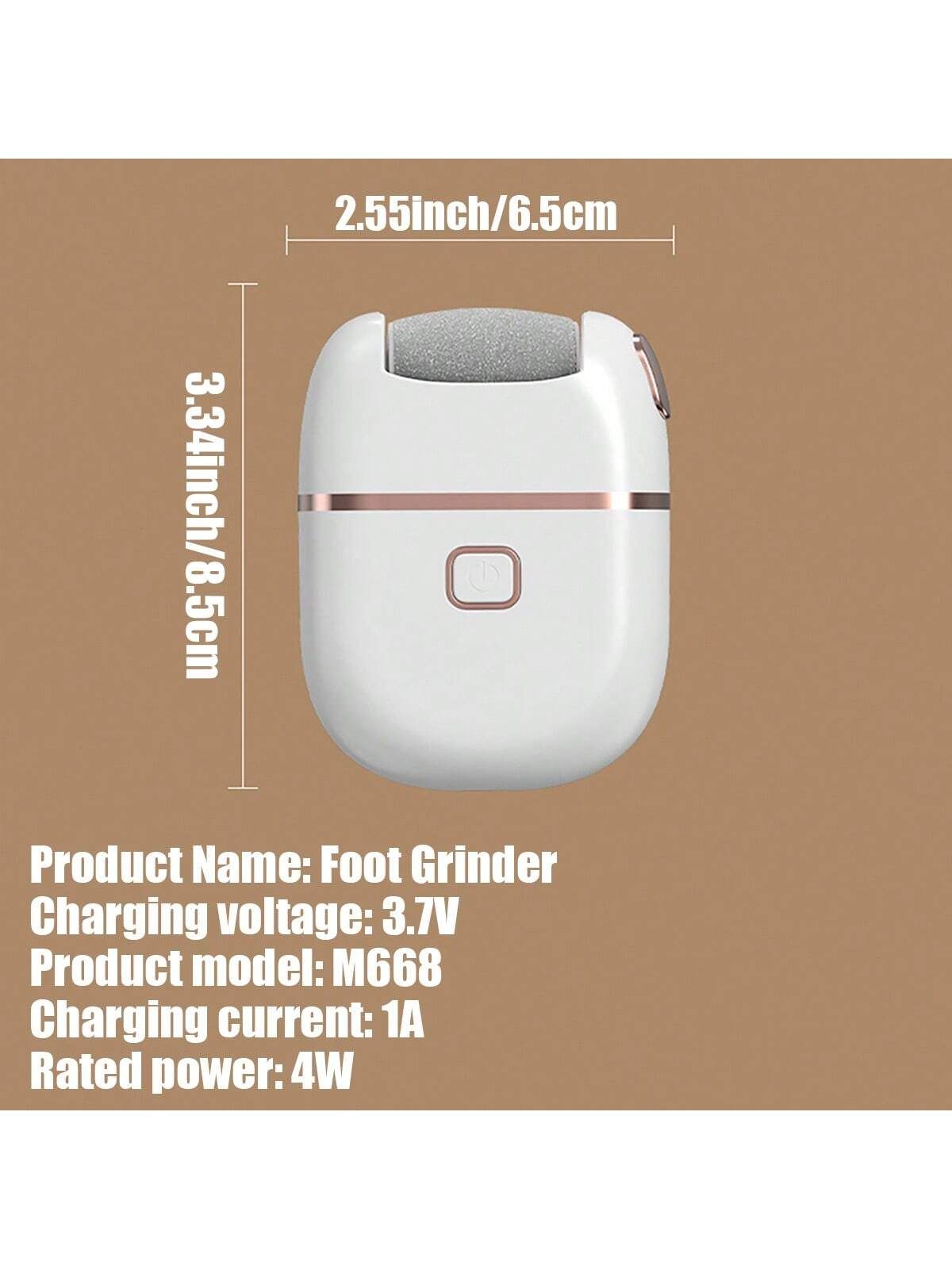Electric Callus Remover Professional Rechargeable Portable Foot File Tool Kit Ideal Valentine s Day Gift For Smooth Soft Feet Hard Cracked Dry Skin Care — image 2