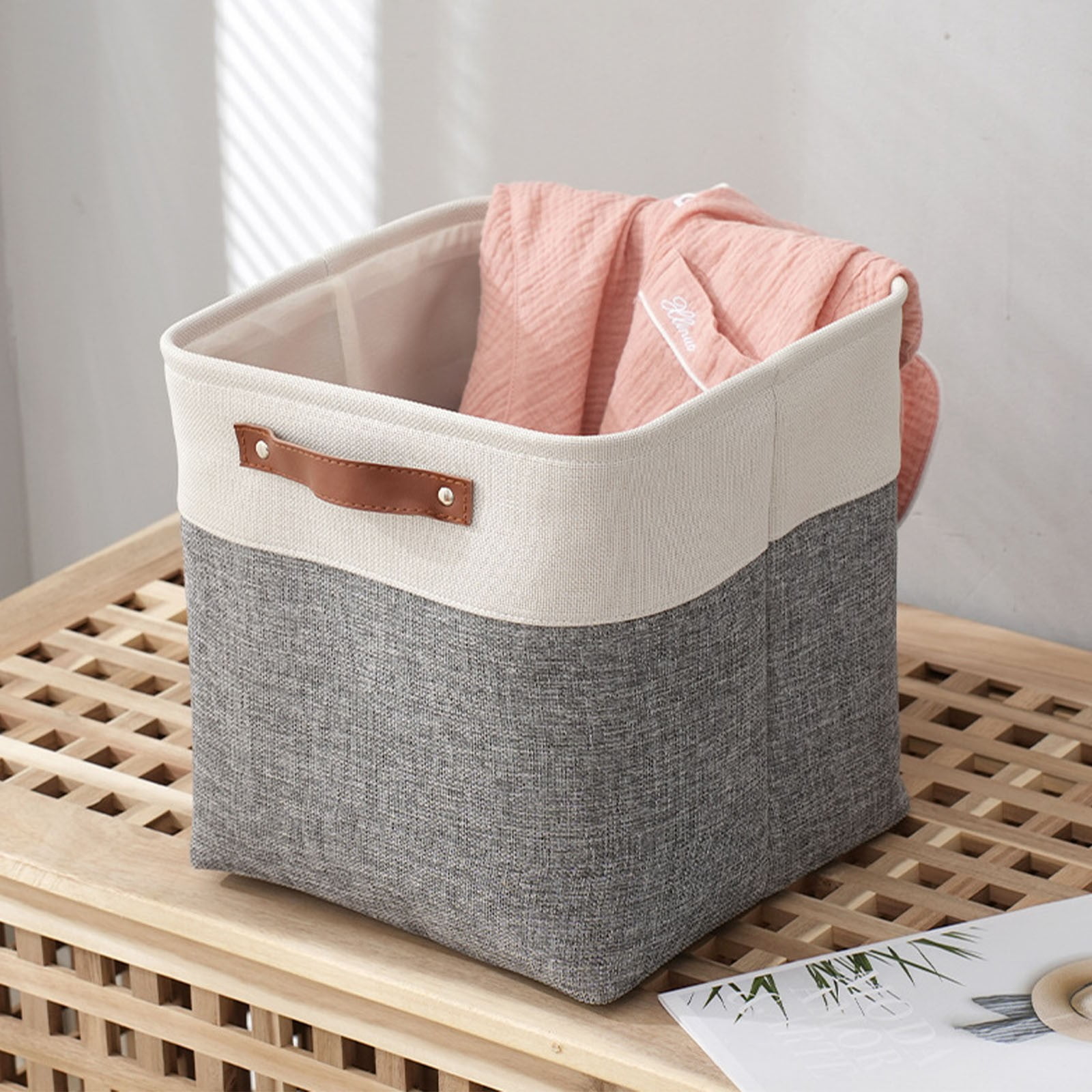 Transparent Zipper Clothing Storage Bag - Heavy-Duty Organizer for Blankets, Linen, Bed Sheets, Clothes & Pillows, Brown, 30 × 23 × 15 cm — image 4