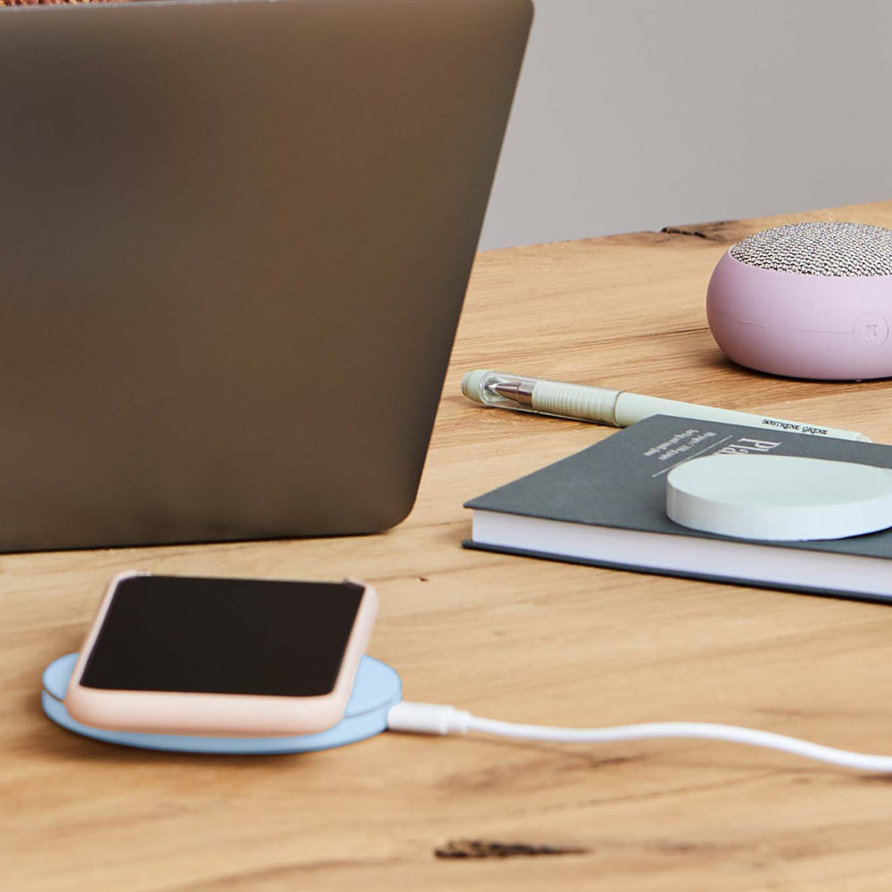 Kreafunk Wicharge 2 Wireless Qi Charger 15W - Cloudy Blue โ image 3