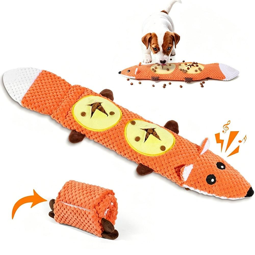 Dog Toys for Aggressive Chewers Dog Toys with Squeaker for Boredom and Teething Orange — image 3