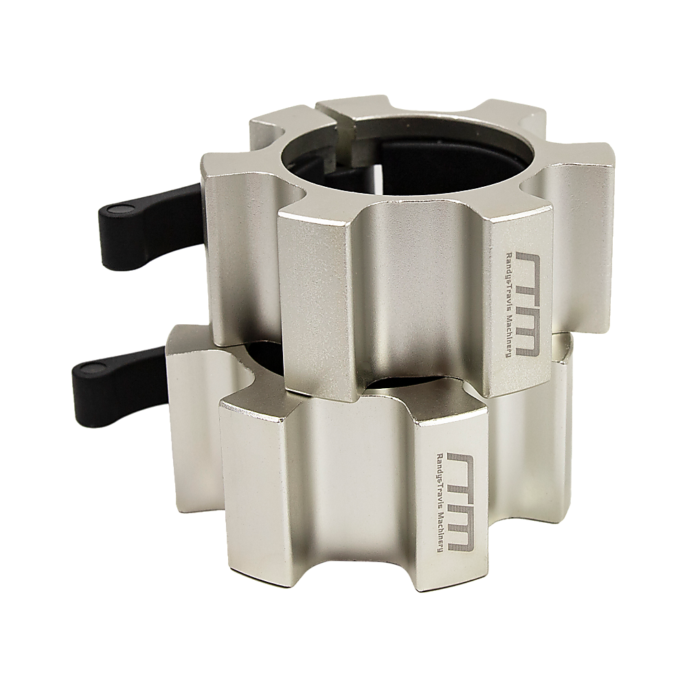 Aluminium Olympic Lock Collars Pair Barbell Clamps Clips Quick — image 4
