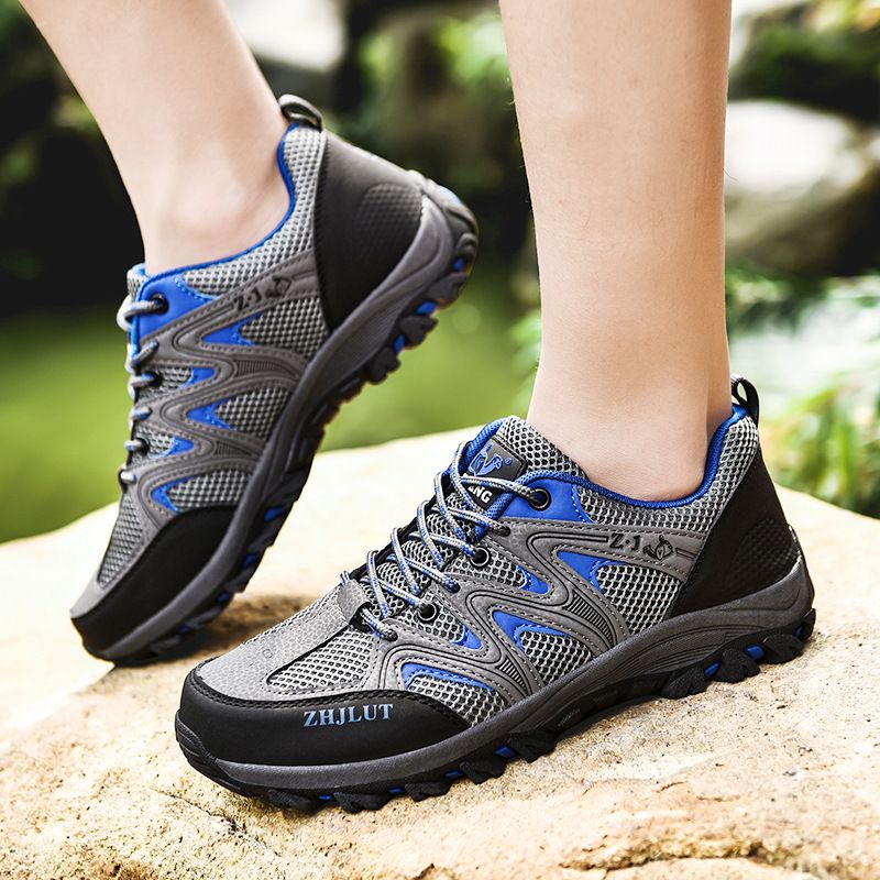 Qifeng Men Women Outdoor Breathable Hiking Shoes Black 40 — image 4