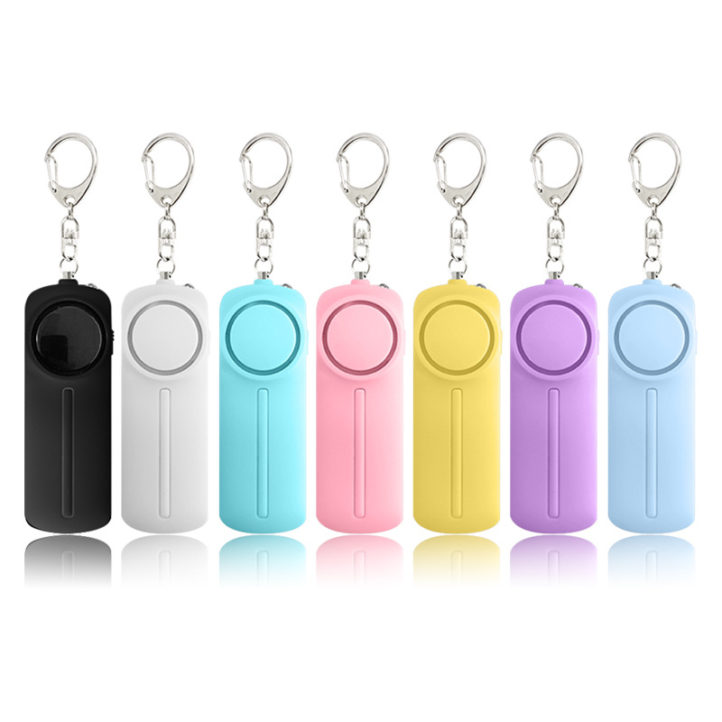 Personal Safety Alarm - Keychain - with LED Light 130DB Personal Alarm - for Women, Girls and Seniors - Black β image 2