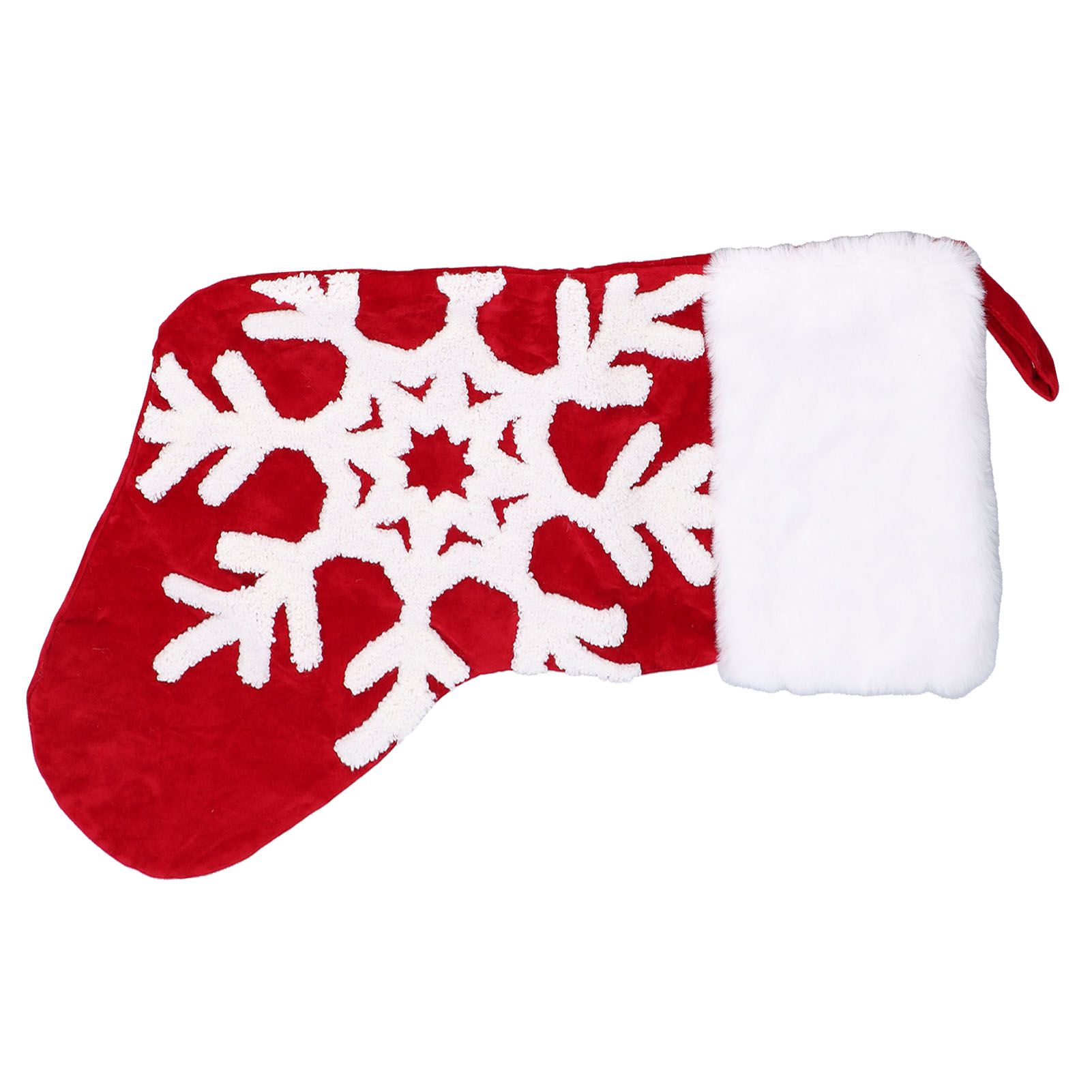 Cute Christmas Stocking Christmas Tree Ornament Gift Bag Christmas Fireplace Pendant for Festival DecorationSnowflake โ image 2