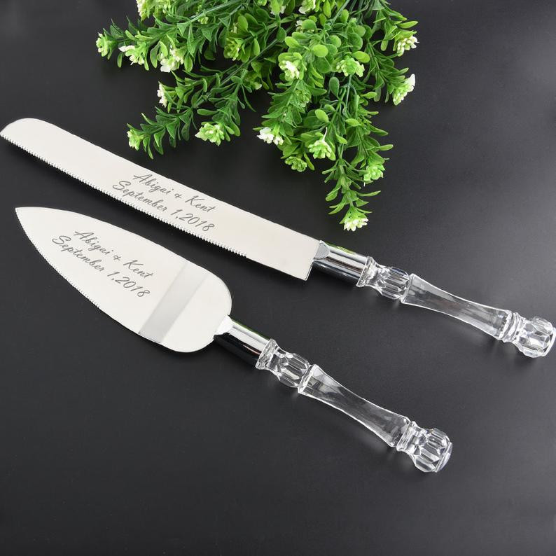 Cutting Cake Knife and Silver Blade Cake Server Set Wedding Anniversary Engagement Birthday Party Gift Boxed โ image 4
