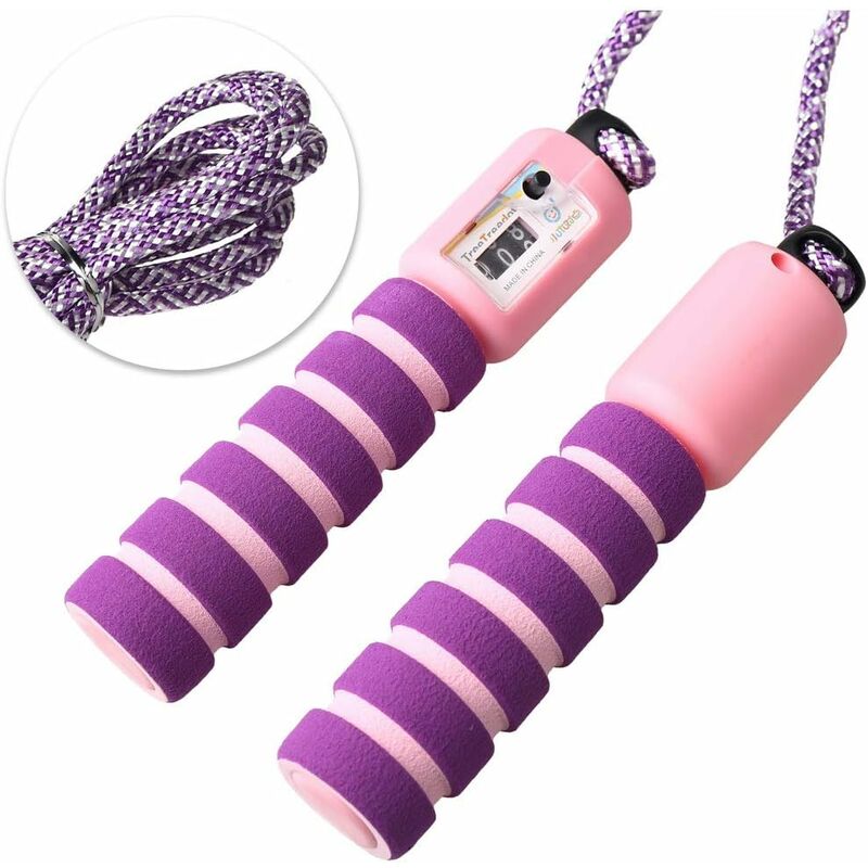 Kids Jump ROpe With Counter, Adjustable Children'S Jump ROpe, Skipping ROpe For Boys, Girls, Fitness And Exercise — image 4
