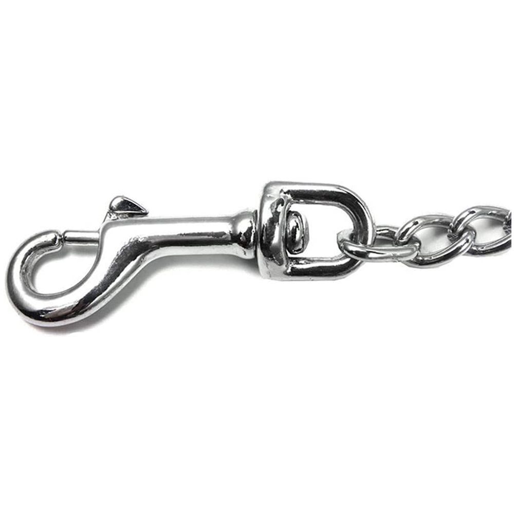 1 pcs Pets Double Head Dog Leash Aluminum Alloy Twin Lead Traction Belt Pets Chains for Walking Two Dogs（40cm） — image 5