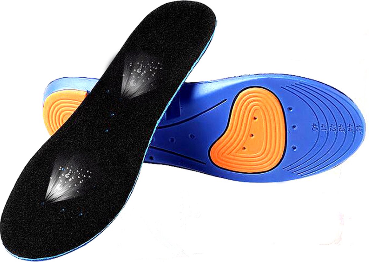 Gel Insoles | Medical PU Material | Insoles | Footpads | Blue | 41 - 46 — image 3