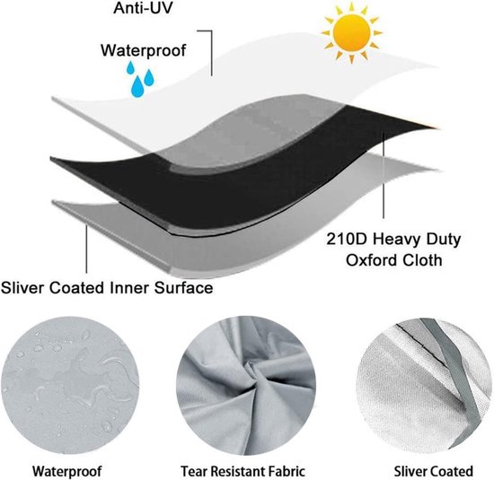 Waterproof Wheelchair Cover - Oxford Fabric Wheelchair Cover, Mobile Vehicle Cover, Wheelchair Storage Protector - UV Protection, Dust Protection โ image 3