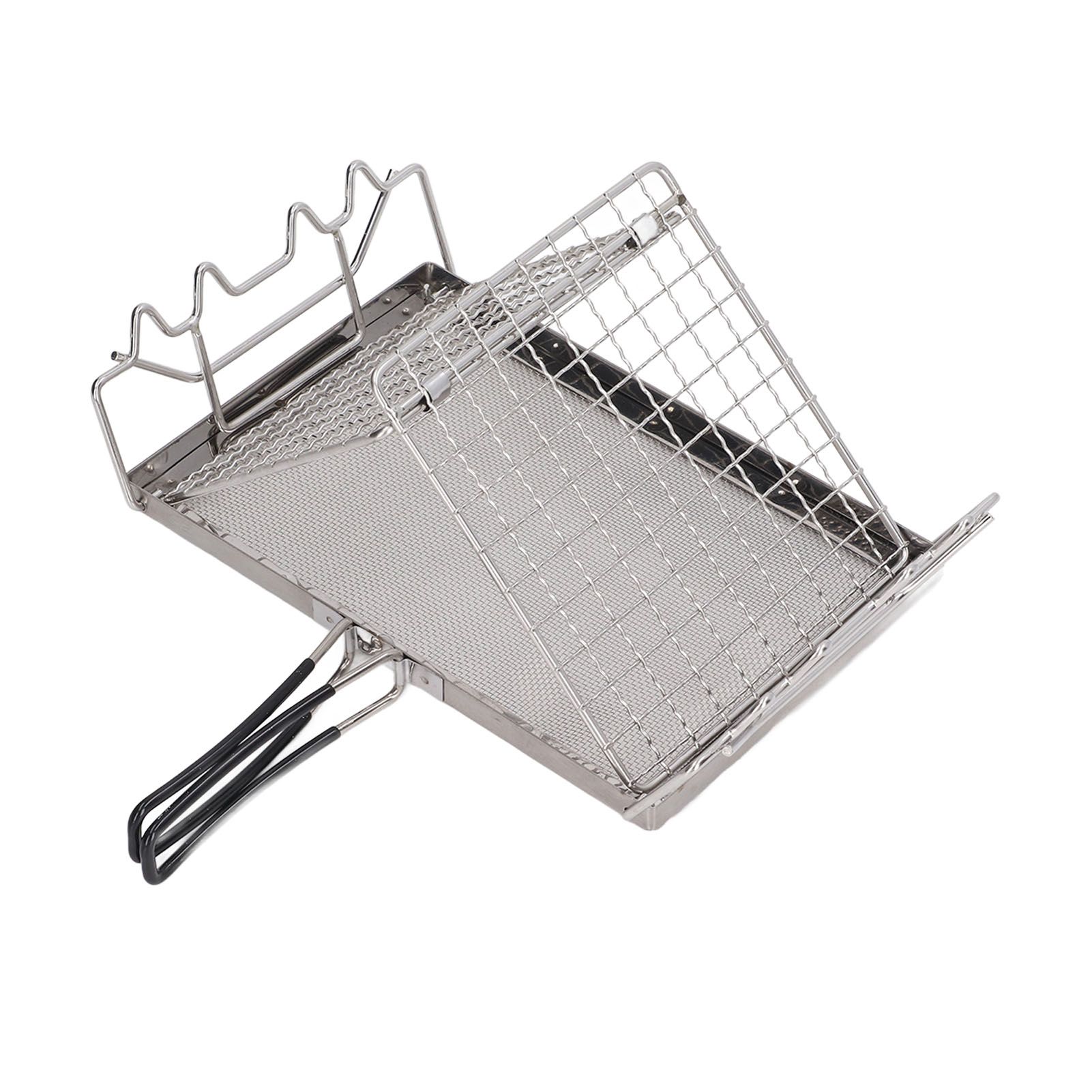 Camping Stove Toaster Foldable Portable Stable Structure Stainless Steel Outdoor Stovetop Toaster for Picnic โ image 3