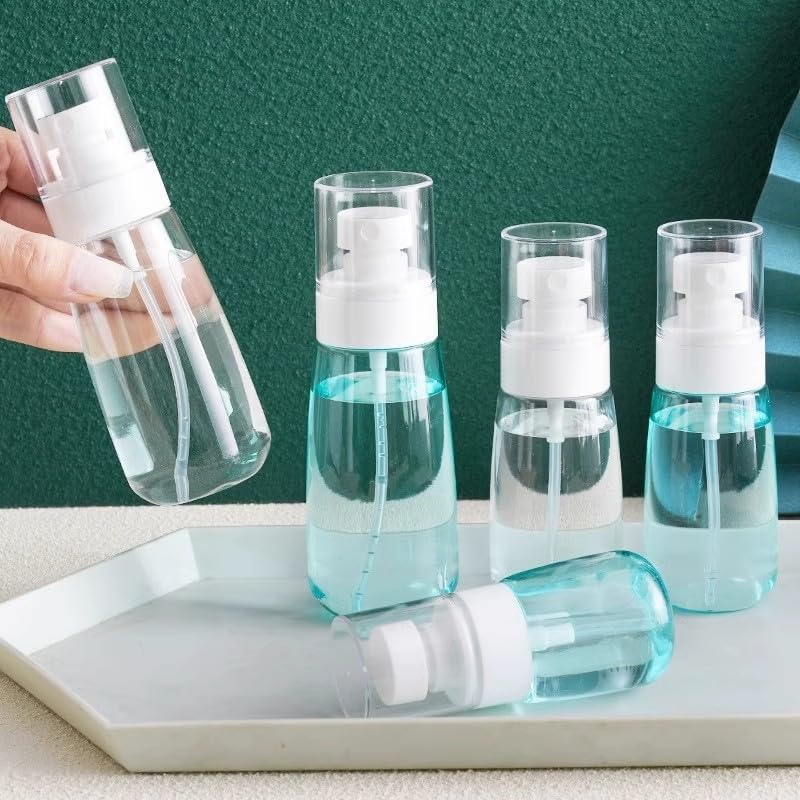 2 Pack 60ml Multifunctional Refillable Spray Bottles for Travel Makeup Plants Cleaning — image 3