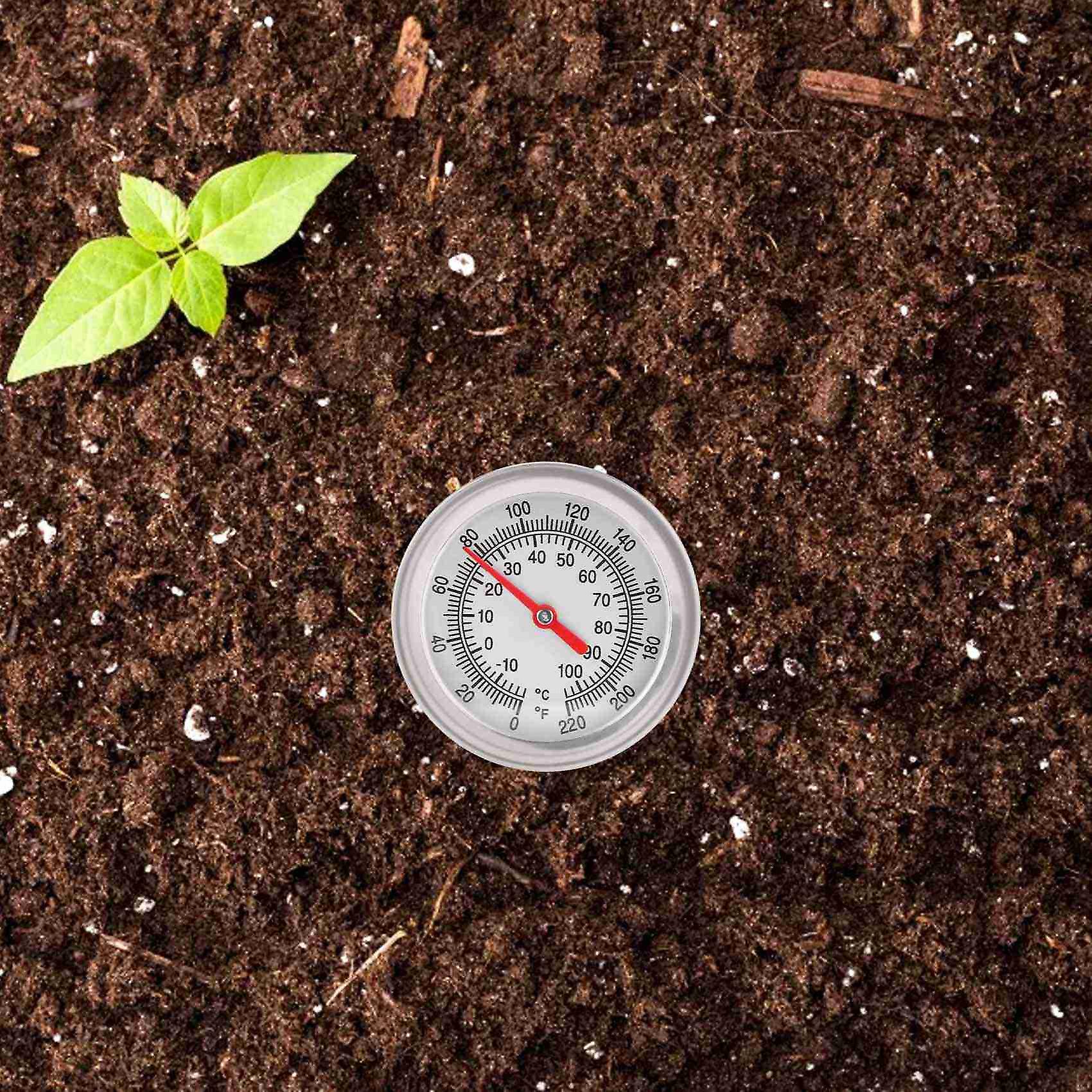 Compost soil thermometer 50 cm length stainless steel — image 3
