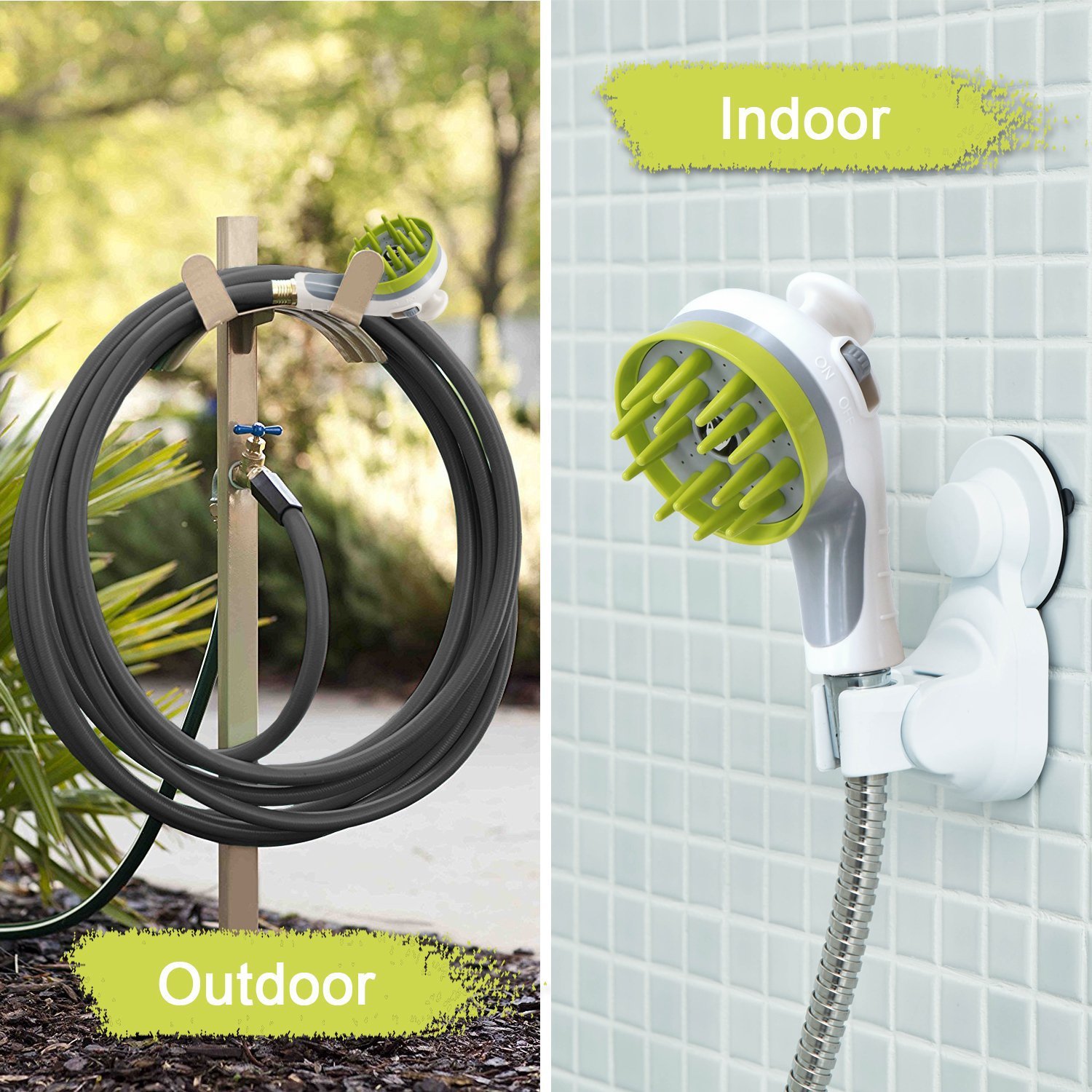 Orange Ultimate Pet Bathing Showerhead - Dog-Friendly Pressure-Boost Spray with Foamer โ image 2