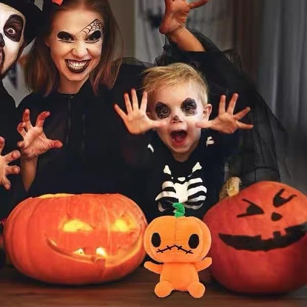 New Pumpkin Plush Toy is The Best Gift for Children for Halloween and Other Holiday Home Party Decorations (Orange) โ image 3