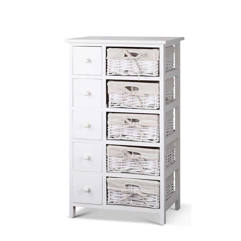 Artiss 5 Chest of Drawers with 5 Baskets - MAY โ image 3