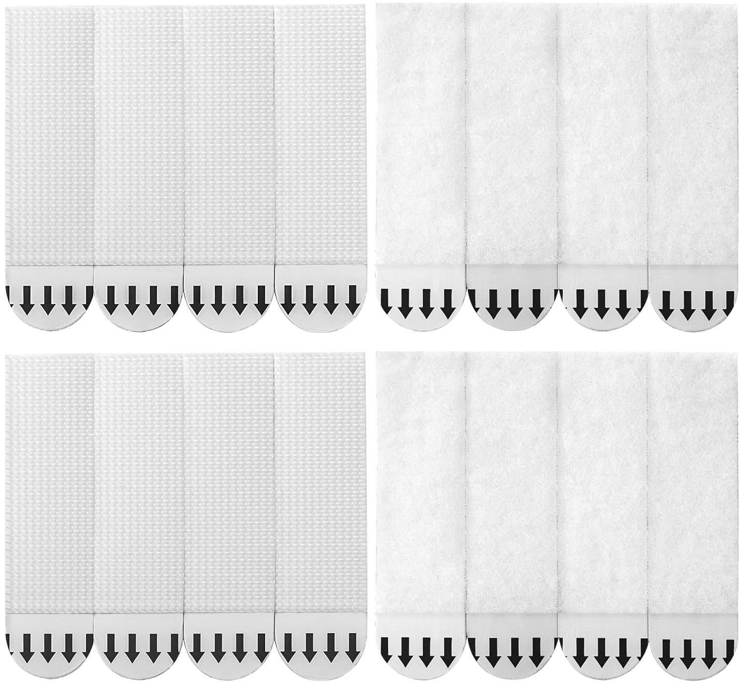 Medium Picture Hanging Strips Heavy Duty,20-Pairs(40 Strips) Sticky Picture Hangers for Walls Hanging Without Nail,Damage Free No Nails Refill Adhesive Poster