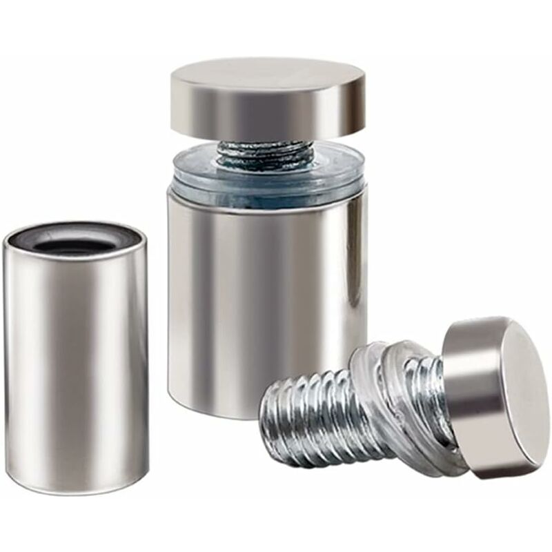 Stainless Steel Spacer Screws 12X40mm for Glass Advertising Axis Mounting with 20x Screws and Accessories โ image 3