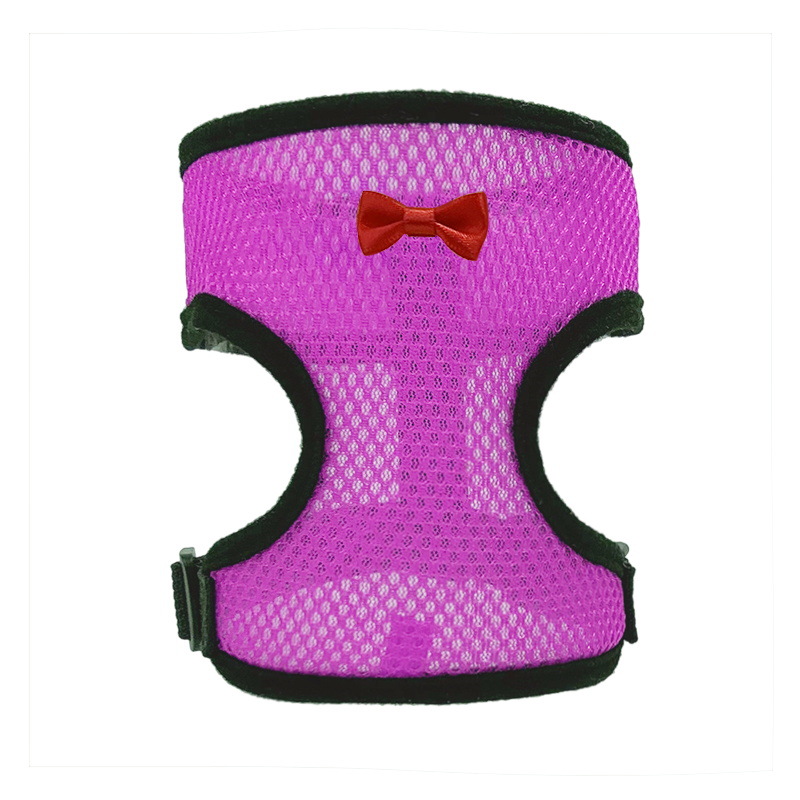 2-Pcs Pink Adjustable Pet Harness with Leash – Breathable Mesh Design for Small Dogs, Cats, Chickens, Ducks & More | Anti-Escape, 360° Support, Lightweight &