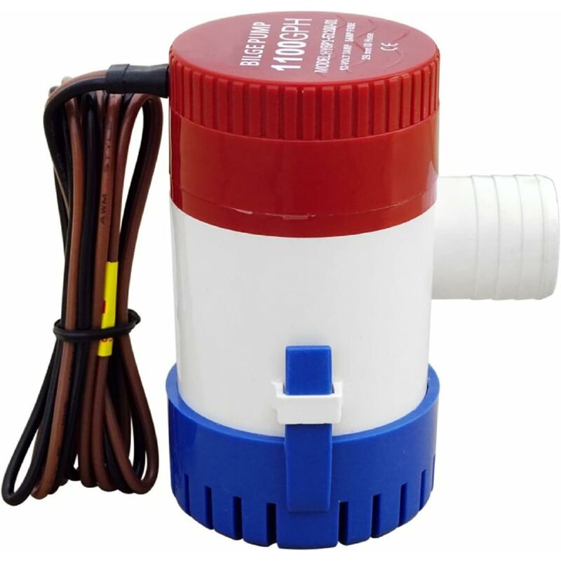 Marine Electric Bilge Pump 1100Gph 12V For Boat Caravan Rv Submersible Non-Automatic — image 3