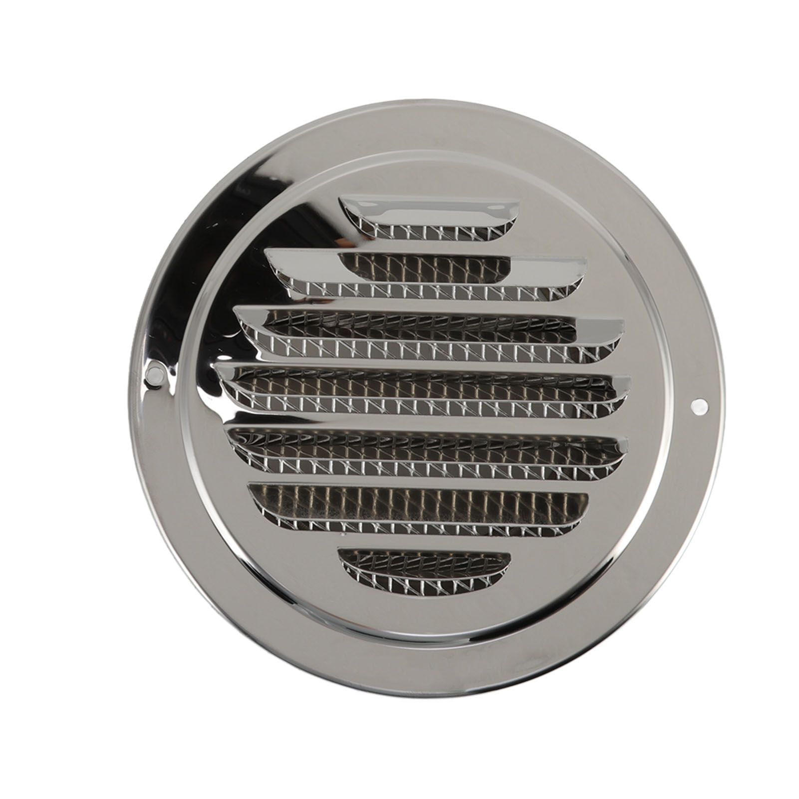 Air Ventilation Cover 304 Stainless Steel Round Exhaust Duct Grill Cap for Kitchen and Bathroom 120mm / 4.7in — image 3