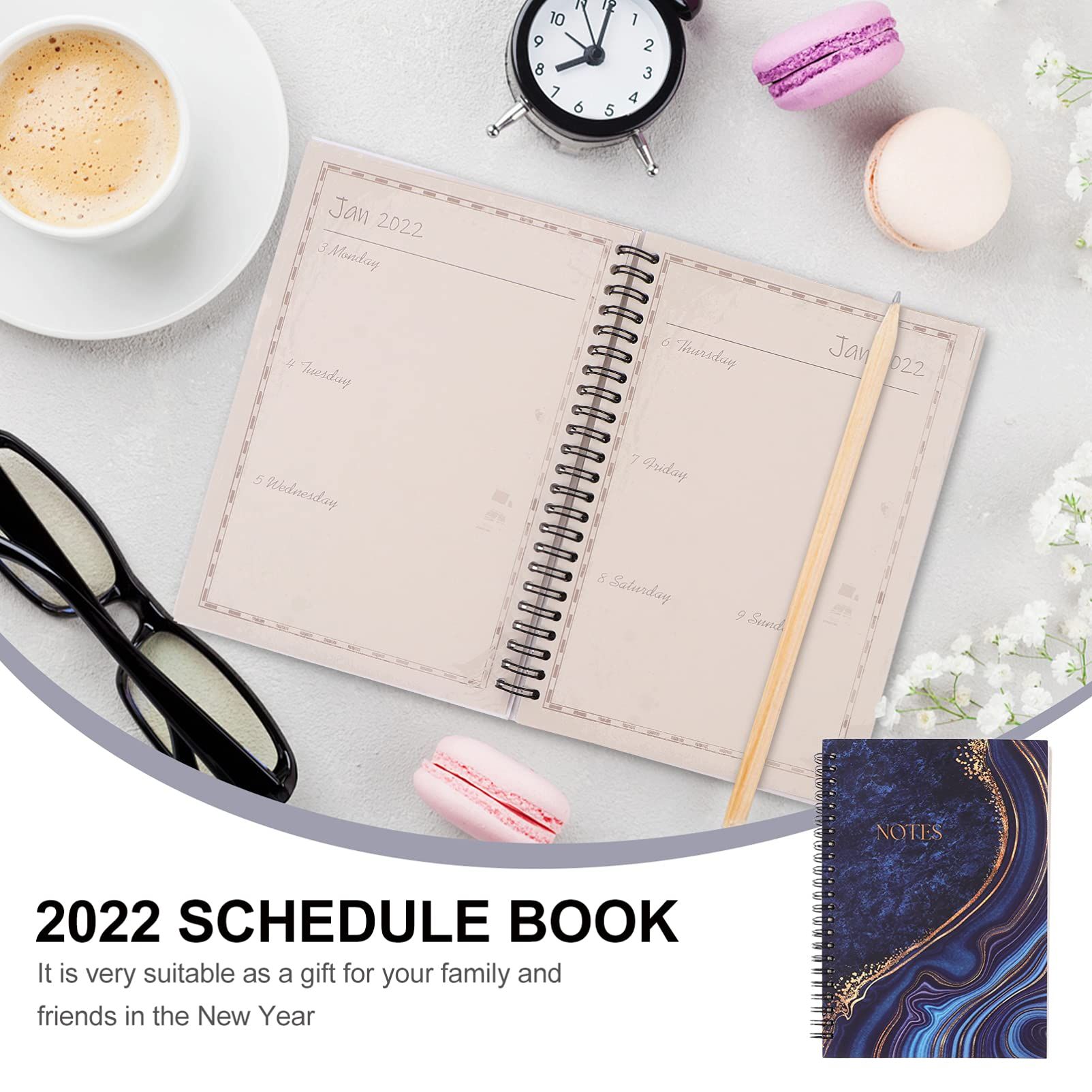 Agenda Book Subject Note Pads Cartoon Notebook 2022 Weekly Planner Notebook Planner Book Daily Notepad Notebooks Schedule โ image 3