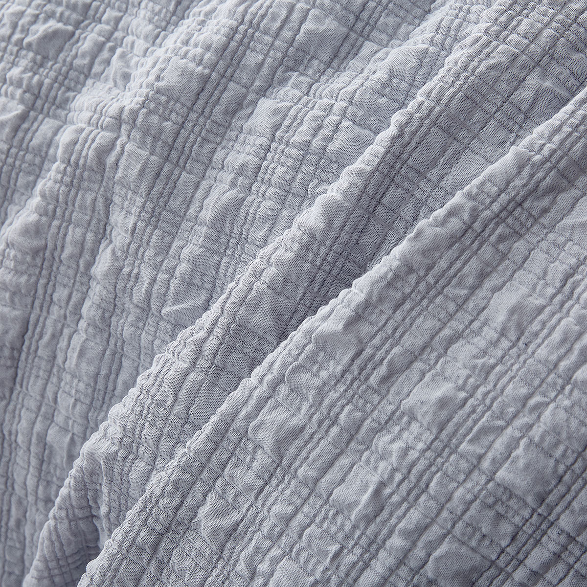 Accessorize Augusta Grey Ruched Quilt Cover Set Queen — image 3