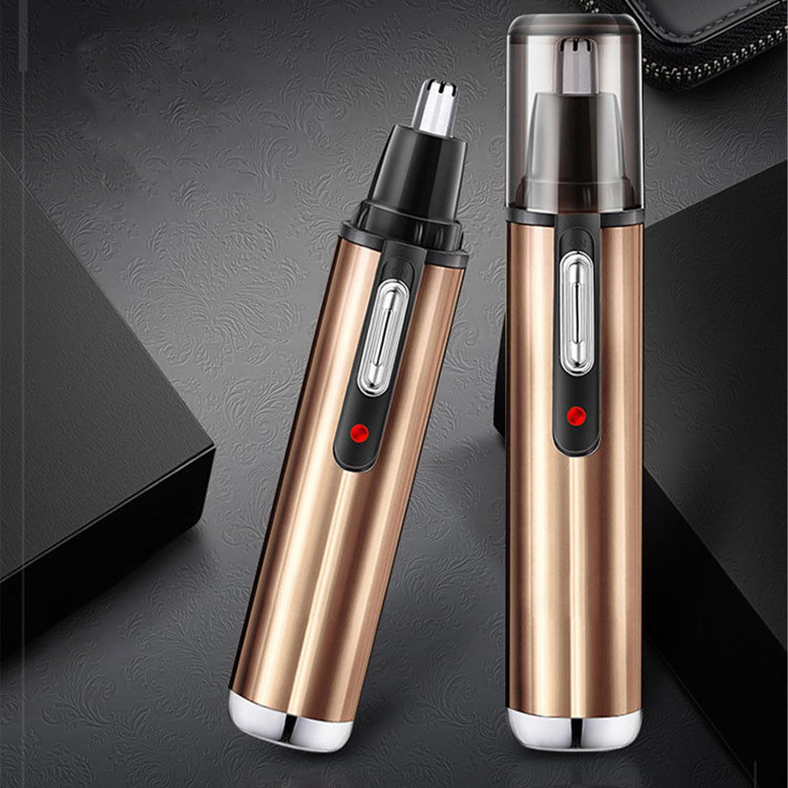 2pc Ear and Nose Hair Trimmer for Women Men,Rechargeable Professional Painless Eyebrow & Facial Hair Trimmer with Powerful Motor — image 5